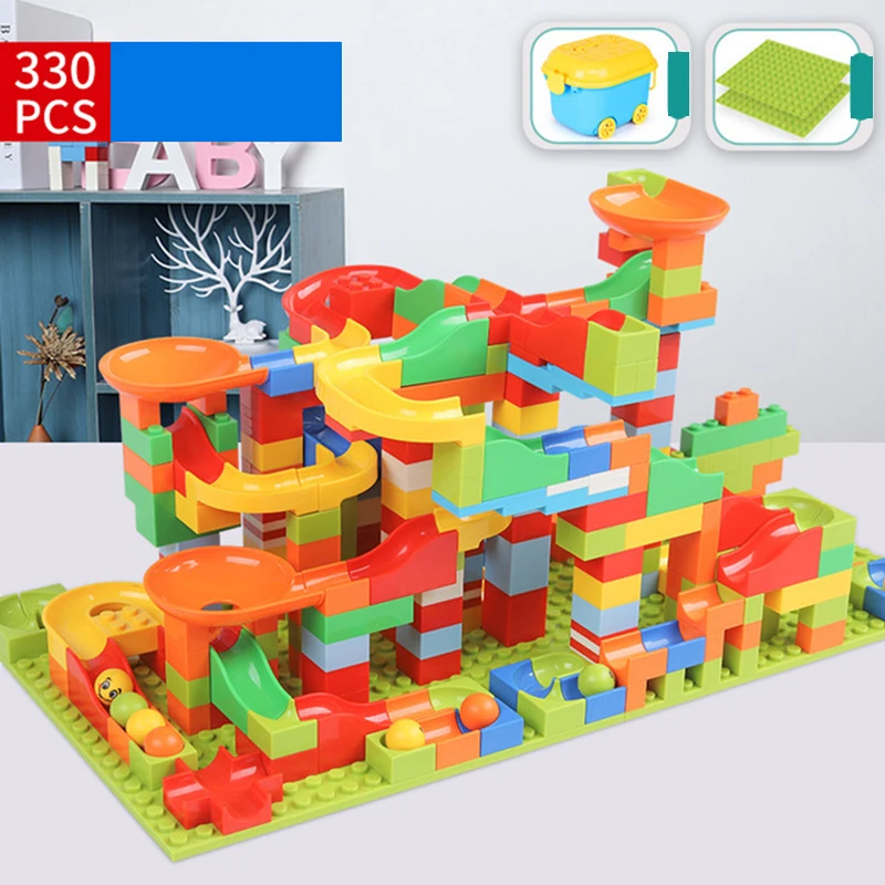 

330 Pcs New Block Toys for Children Slide Block Boy 3-6 Years Old Children Small Particles Assembled Puzzle Girl Toy Liuyi Gift