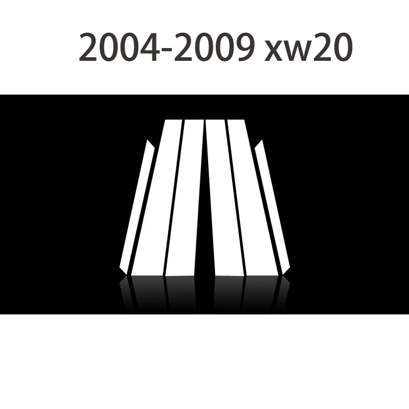 Lsrtw2017 PPMA материал окна автомобиля планки для toyota prius 2005 2006 2007 2008 2009 2010 2011 2013 2012 - Название цвета: for xw20 type