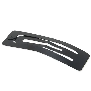 

78*22 mm Black Color Square BB Clip Hairclip Blanks, DIY Hairpin Base Setting Metal Hairgrips Hair Jewelry, 20 pcs/lot-C4508