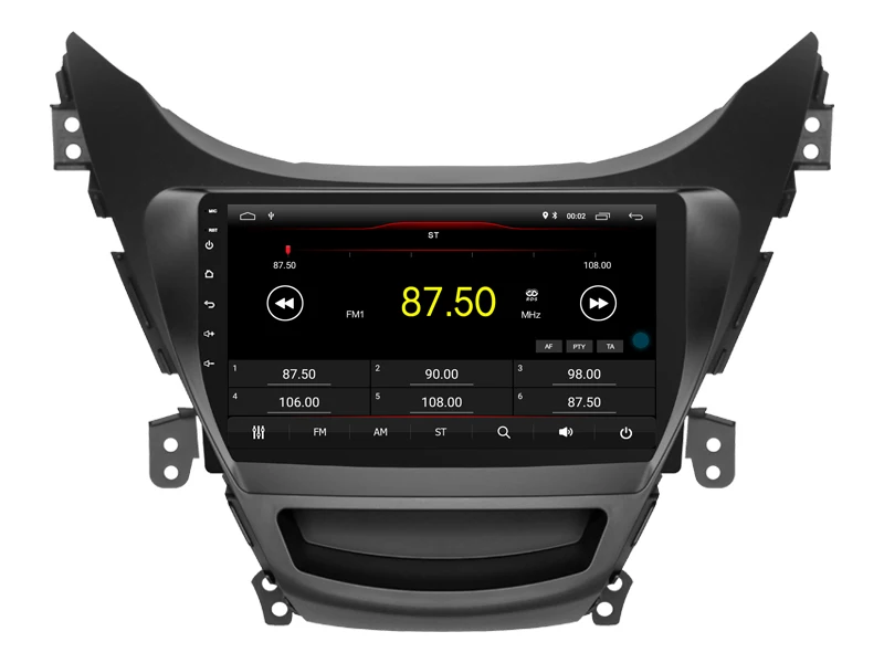Deluxe Edition автомобильный Android 9,0 плеер для hyundai Elantra 2012 Стерео автомобильные Планшеты 4G Lite sim карта радио с Bluetooth и GPS головное устройство