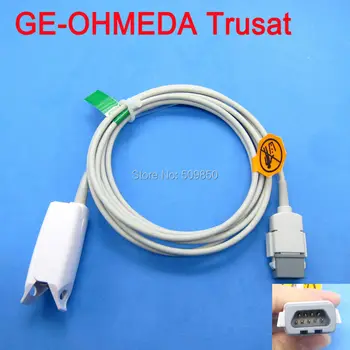 

Compatible GE-OHMEDA Trusat awt adult finger clip spo2 sensor pulse probe