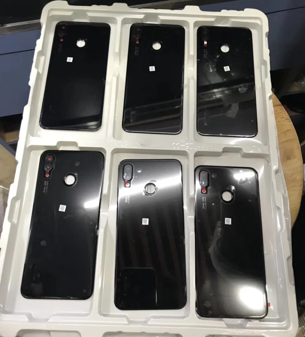 Задняя стеклянная крышка для Huawei P20 Lite / Nova 3E ane lx3 чехол корпуса аккумуляторной