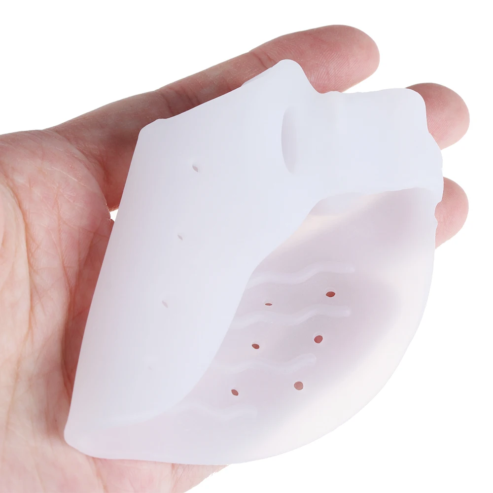 

1Pair NEW Toe Separator Toe Valgus Bunion Corrector Braces Correction 3 Holes Foot Care Pedicura Foot Pad Pedicure New