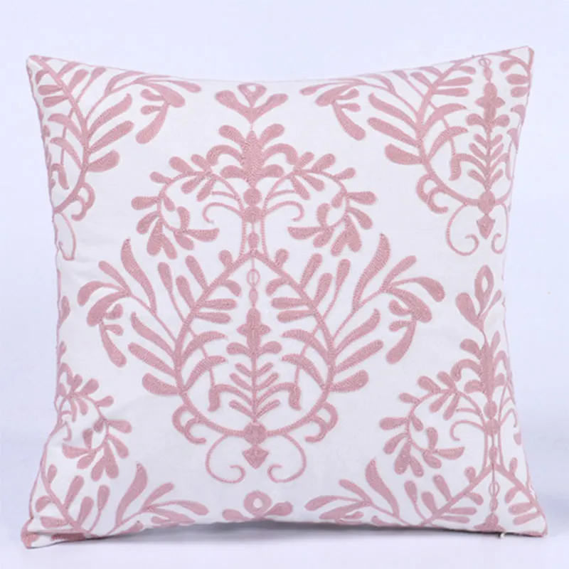 قطني وسادة وسادة حالة غطاء وسادة رمية‏ مزخرفة الوردي نمط هندسي غطاء الوسادة كرسي مكتب أريكة نوم الفتاة