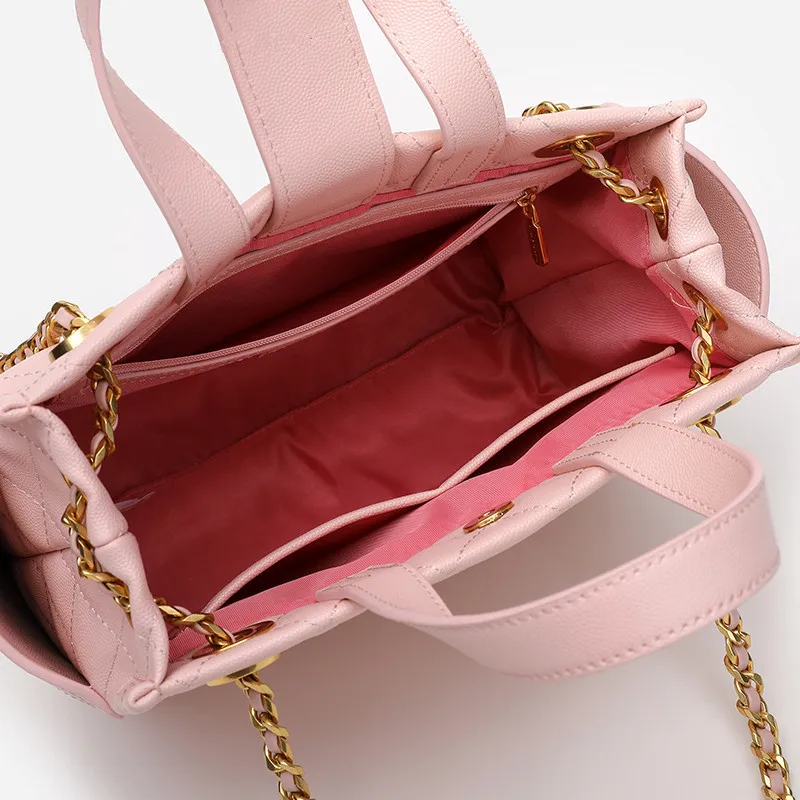 

Women's Bag 2019 New Small C K Small Fragrance Ling Chain Hand-held Bill of Lading Shoulder Slant Bag