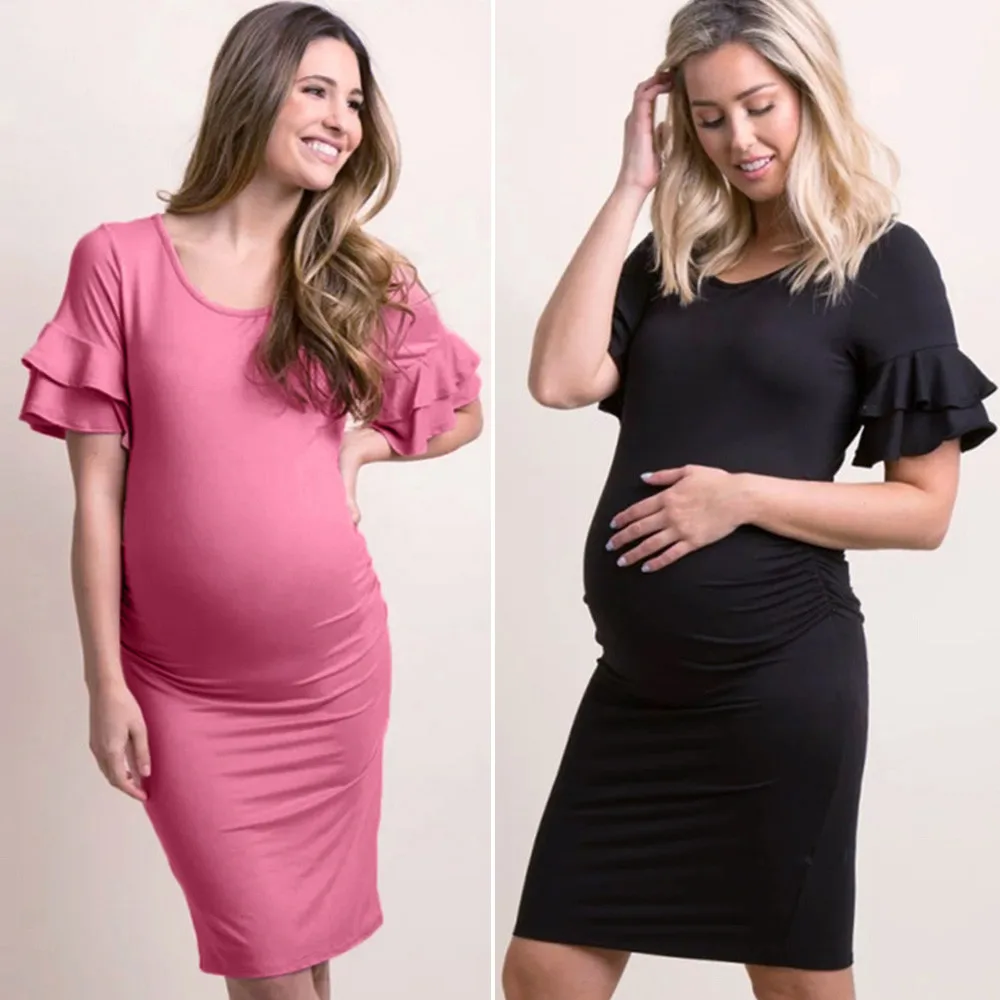 Pregnancy Clothes for Pregnant Women Maternity Clothing Solid Maternity