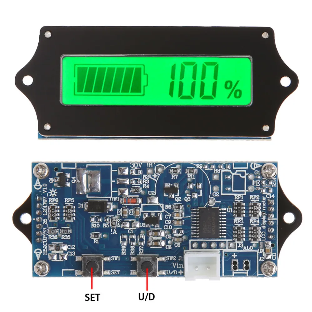 12V24V36V48V60V72V84V светодиодный свинцово-кислотный тестер батареи индикатор уровня заряда батареи монитор для морского мотоцикла