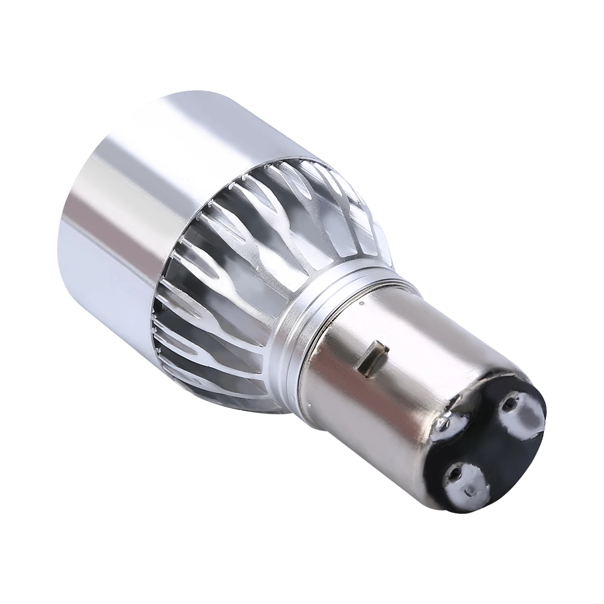 Treyues 1pc BA20D 9W 3LED Motorcycle Headlight Spot Light Fog Driving Lamp White For Scooter ATV Dirtbike