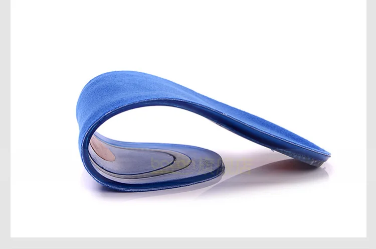 Бокан силиконовый гель Стельки Удобная обувь Вкладыши амортизация стопы боль и подошвенный фасциит облегчить для Для мужчин/Для женщин