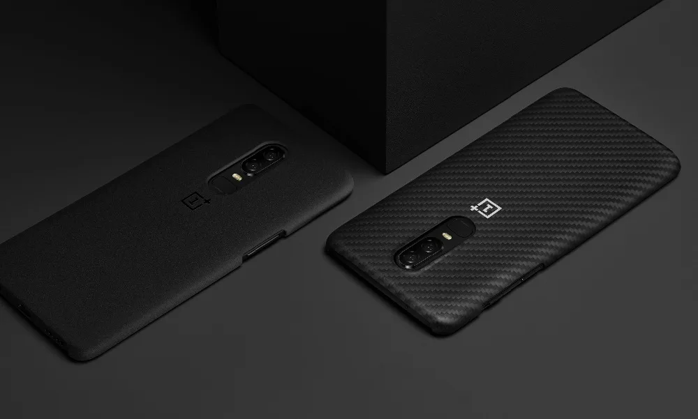 Чехол для OnePlus 6 Официальный чехол Karbon материал арамидное волокно PC полукруглая задняя крышка оболочка песчаник карбон для OnePlus6