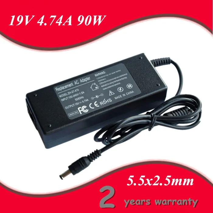 19 В 4.74a 90 Вт AC Адаптеры питания для Toshiba PA3165U-1ACA PA3165E-1ACA a105 A300 5.5*2.5 мм | Аксессуары