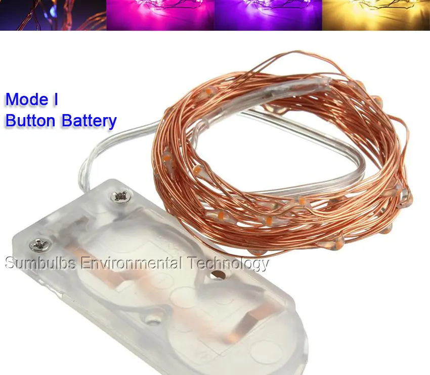 2m 3m 4m 5m 10m USB Battery Powered Waterproof LED Cooper Wire String Light Decoration Fair Lamp Christmas1