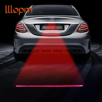 

Universal LED Car Motorcycle Laser Fog Light Anti Collision Tail Lamp Auto Moto Braking Parking Signal Warning Lamps Car styling