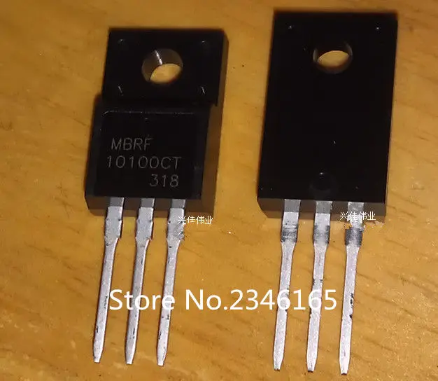 10 шт. MBRF10100CT 10100 MBRF10100 диод Шоттки 10A100V TO220 | Электронные компоненты и