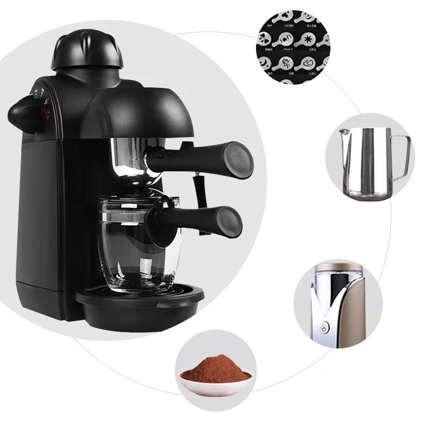 Best Price Coffee Machine Semi-automatic Italian Espresso Maker Milk Maker Cappuccino Coffee Maker Machine For Home Include the Accessories