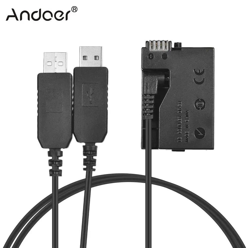 USB соединитель Andoer адаптер питания аккумуляторная батарея зарядное устройство