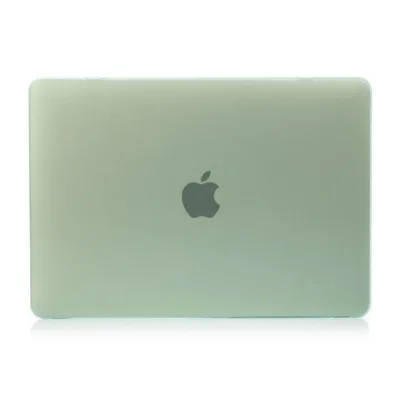 Модный чехол для ноутбука Macbook air retina 11 12 13 15 New Pro A1706 A1989 A1990 Матовый Жесткий пластиковый Чехол+ крышка для клавиатуры - Цвет: Зеленый