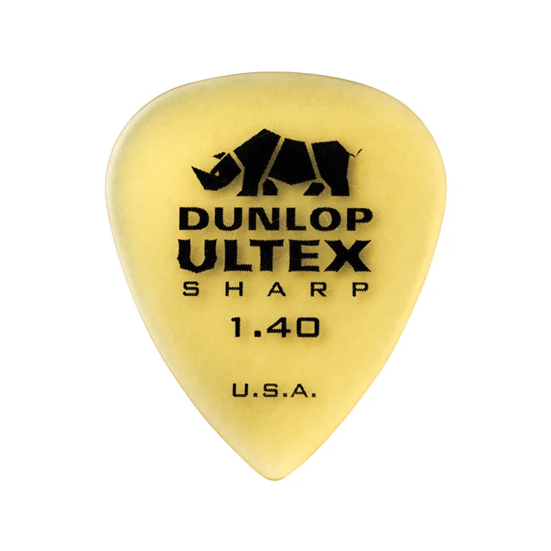 Dunlop Ultex Sharp медиатор для гитары медиатор 0,73 мм-2,0 мм бас медиатор акустическая для классической электрогитары запчасти медиатор для гитары s - Цвет: 1.4mm