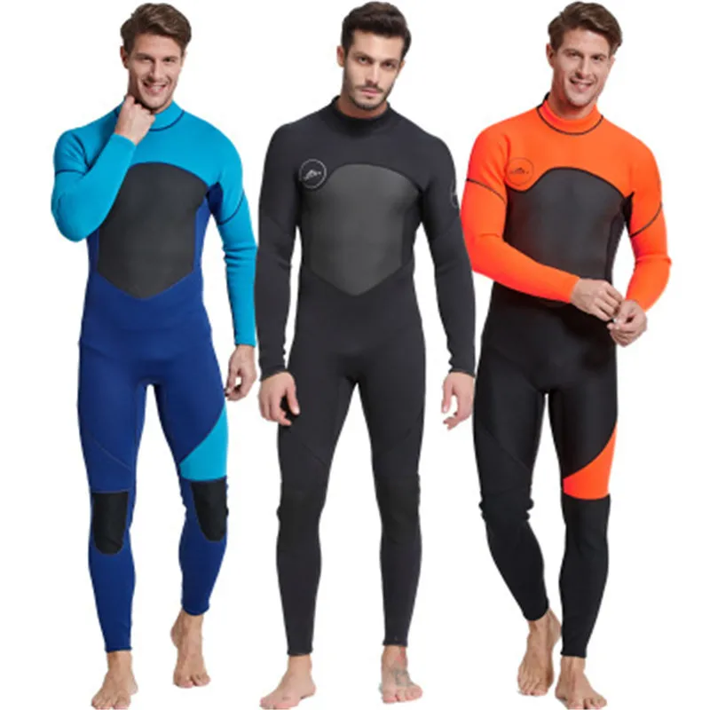 

Thick 3MM outdoor Wetsuits neoprene spearfishing diving suit men wet suit surfing windsurf sports suits swimsuit surfing