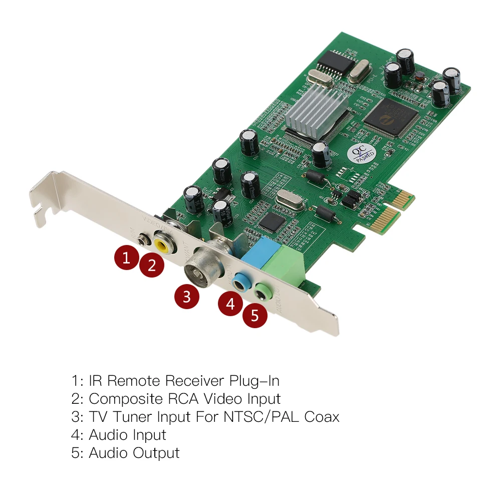 PCI-E внутренняя ТВ-тюнер карта MPEG видео DVR Захват рекордер PAL BG PAL I NTSC SECAM PC PCI-E мультимедийная карта дистанционного управления