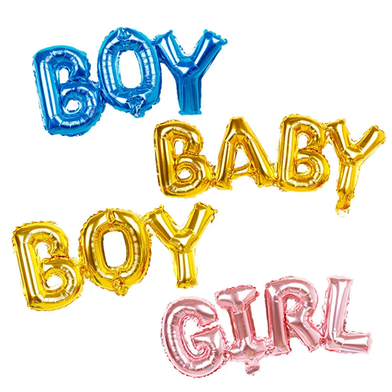 

1PC High Quality Golden Foil Balloon Popular Pink Girl Baby Birthday Event Boy Baby Shower Decoration Blue Party Supplies
