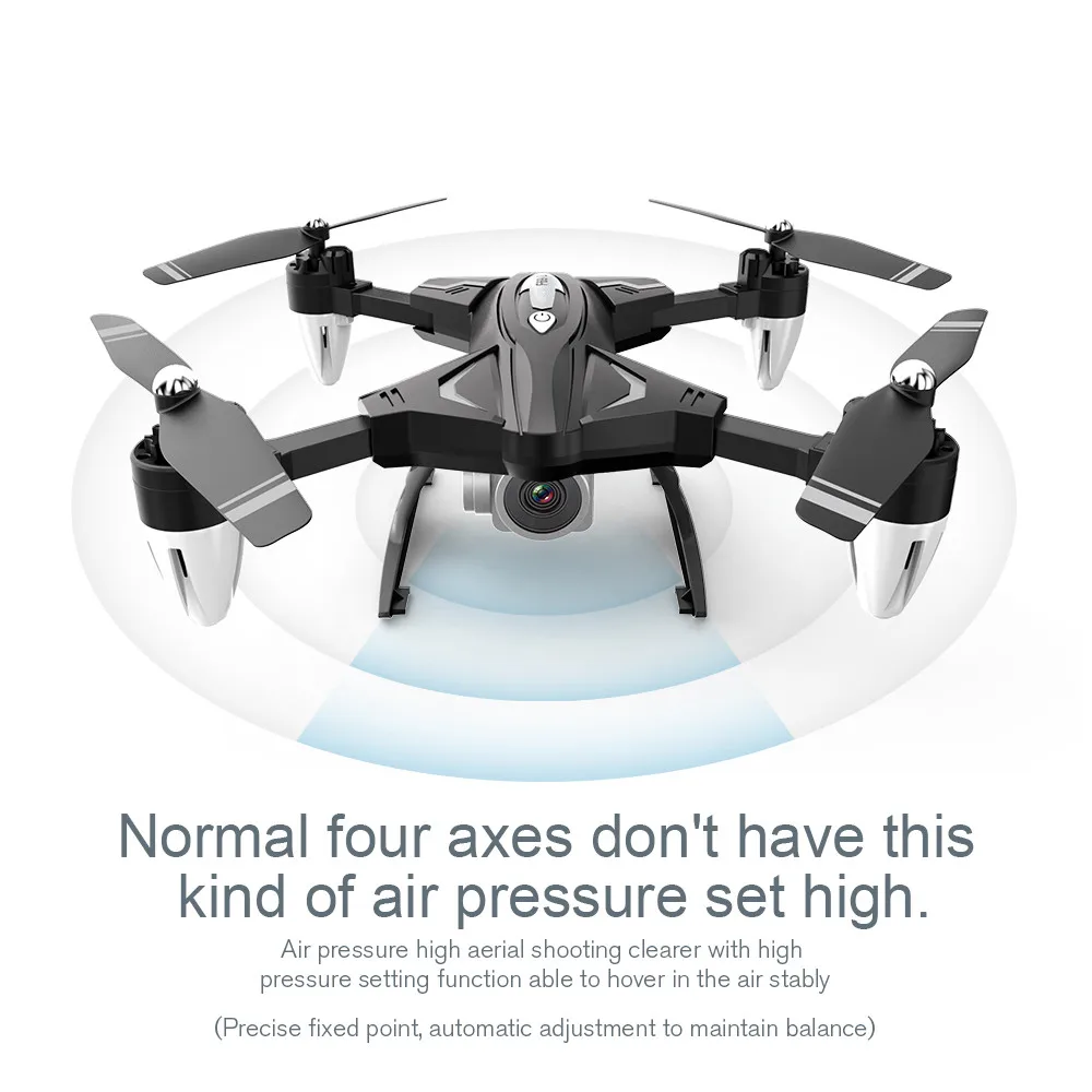 

Portable Suitable Charging F69Pro 2.4G 5MP 1080P Wide Angle WIFI FPV HD Camera Foldable RC Drone Quadrocopt Helicopter