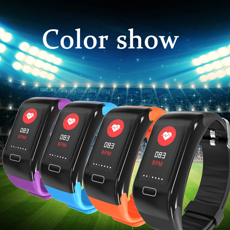 

2018 luxury men and women sports smart watch photoelectric heart rate blood pressure blood oxygen monitoring smart bracelet