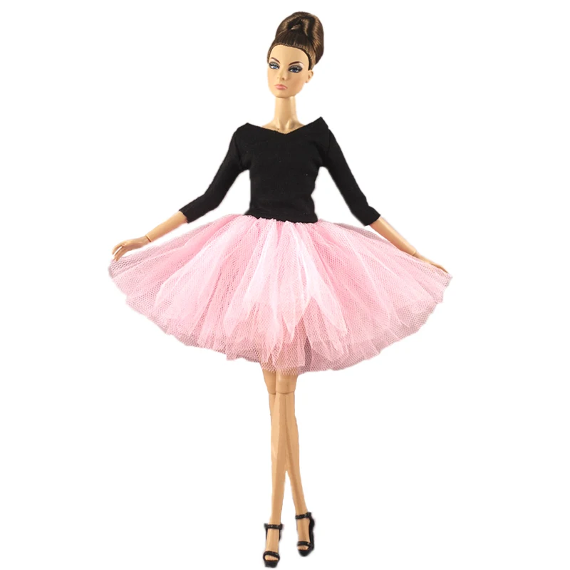 Элегантный балетный наряд для куклы Барби, одежда для вечеринок, платье-пачка, Одежда для куклы Барби, аксессуары для кукол 1/6