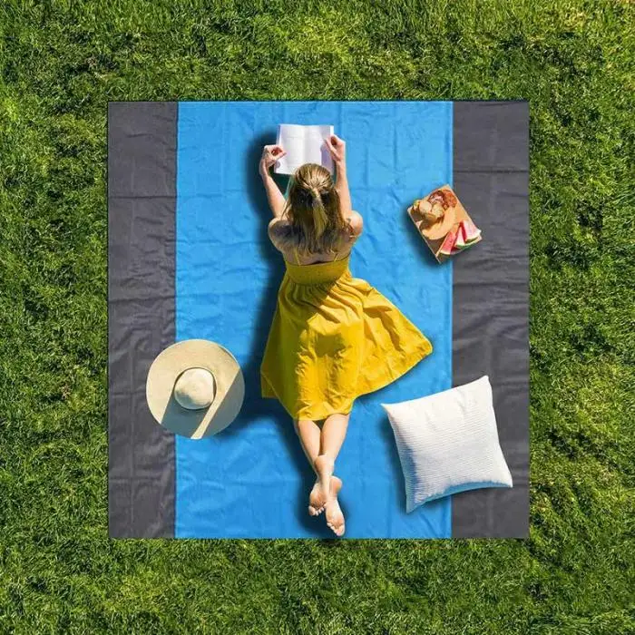 Fast Dry Waterproof beach blanket Sand Beach Mat Outdoor Picnic Blanket Rug Mattress Pad ZJ55