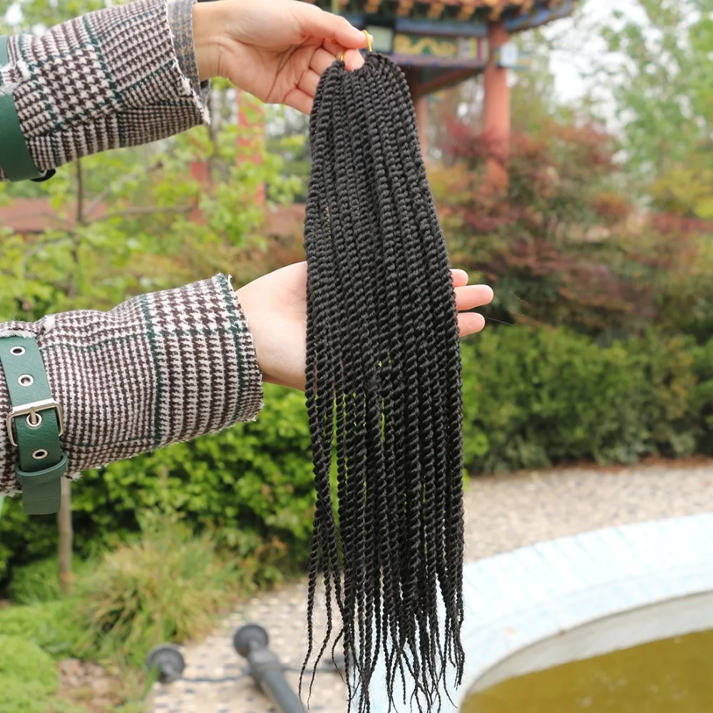 30 корней/упаковка Сенегальские накрученные волосы вязанные крючком волосы Омбре Коричневые Серые косички tissage волокно Синтетические плетение волос для наращивания