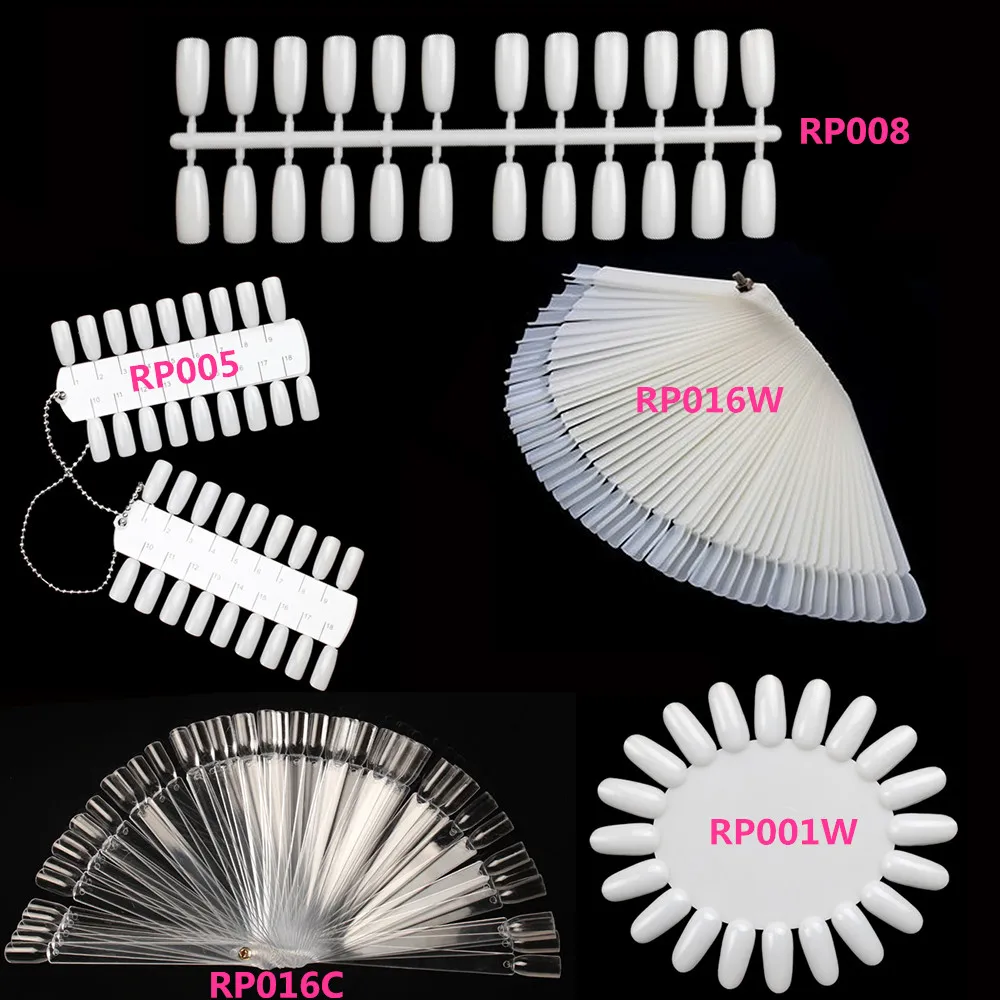 Nail Polish Palette Color Chart Display Art Tip Beaded Chain Wholesale Factory Price White