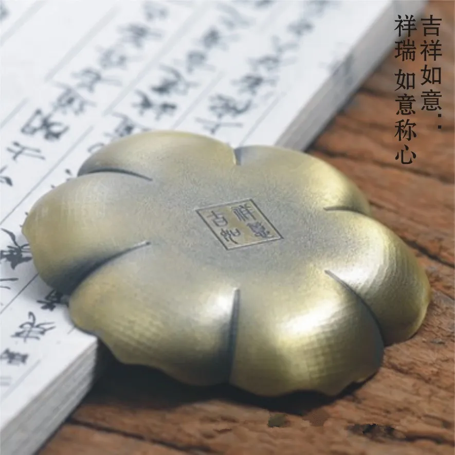 1 шт. креативный домашний декор Lotus Plum Blossom сплав курильница катушка для ладана 2 мм
