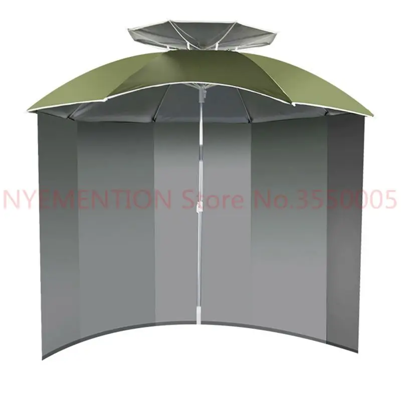 

Hot Sale Outdoor Leisure Folding Fishing Umbrella Beach Umbrella With Apron