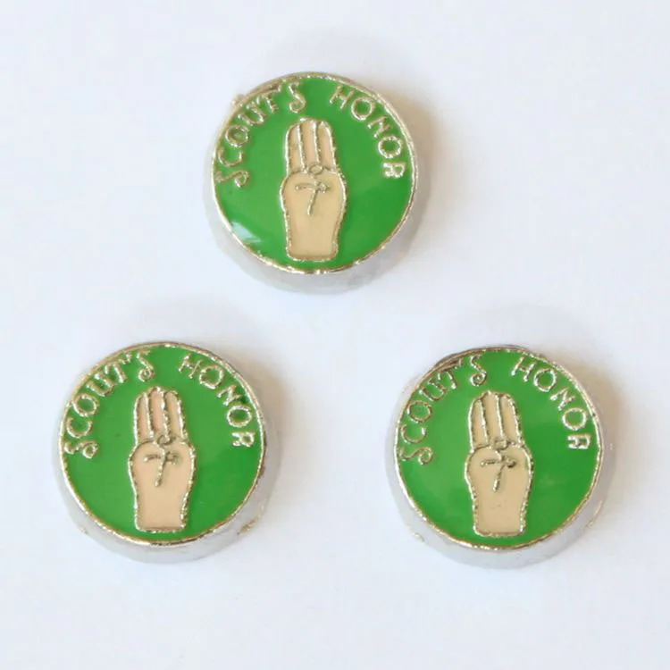 

20pcs/lot scouts honor floating living memory Charms