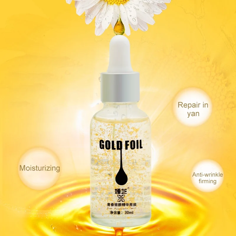 

30ml 24k Gold Face Serum Moisturizer Essence Cream Whitening Day Creams Anti Aging Anti Wrinkle Firming Skin Care