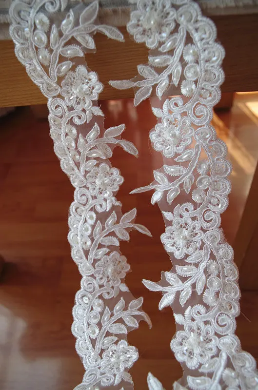 pearl bead lace trim