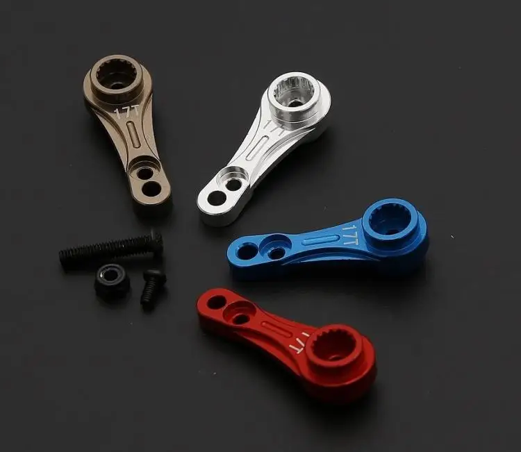 

CNC metal steering servo arm double-sided rocker 15T/17T for 1/5 losi 5ive-t Rovan LT rc car part