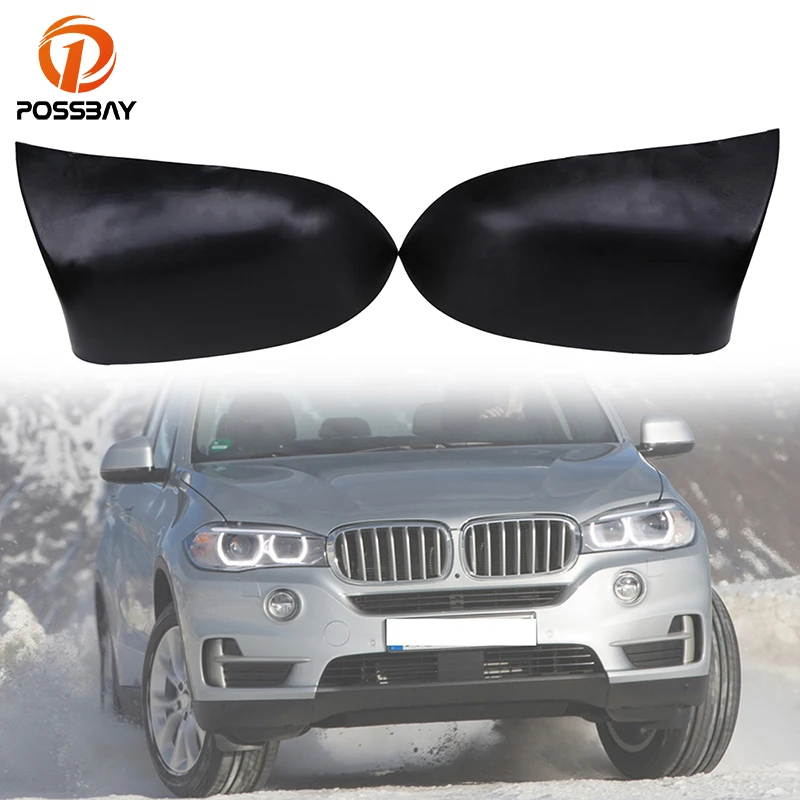 

POSSBAY Rear View Mirror Caps for BMW X4 SUV F26 2014 2015 2016 2017 Front Door Rearview Mirror Cover Caps Protector Parts