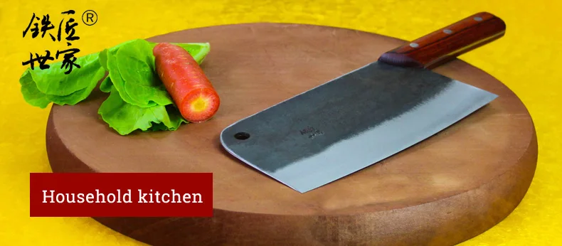 Кухонные ножи, поварские ножи, 8 дюймов, ручная работа, острые ножи для нарезки, Кливер, китайский кухонный нож, ножи кухоновые
