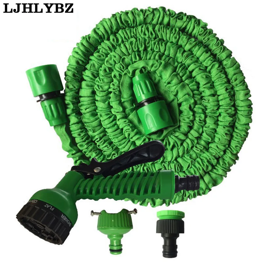 

25-250FT Expandable Magic Flexible Garden Water Hose For Car Hose Pipe Plastic Hoses To Watering With Spray Telescopic Water Gun