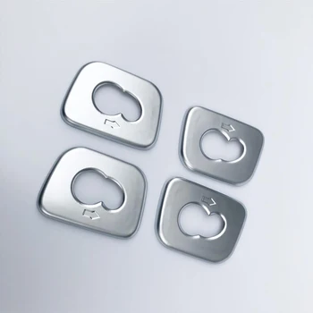 

For Volvo XC90 2015-2018/XC60 2018 4PCS Matte ABS Chrome Car Rear Roof Hook Cover Trim Moldings Car Styling Free Shipping