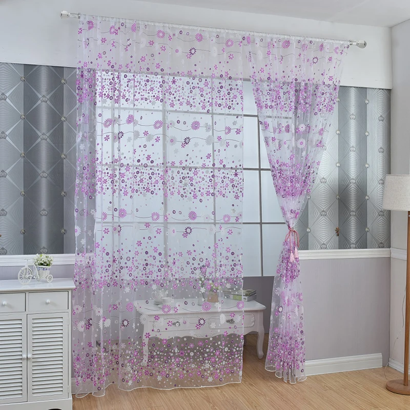 Flores lindas impresión Offset cortinas de ventana para la sala cortinas para sala de estar Comedor Cocina cortinas Flores lindas impresión Offset cortinas de ventana para la sala cortinas para sala de estar Comedor Cocina cortinas