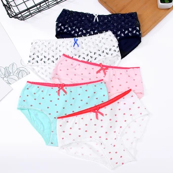 

ZQTWT 5Pcs/Lot Women Panties Sexy Cotton Underwear Horse Strawberry Printed Cute Briefs Breathable Panties Girl Lingerie 2NK075