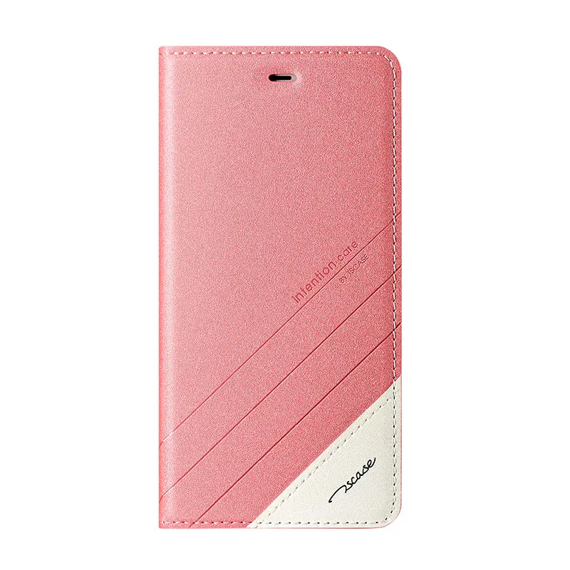 Чехол для Xiaomi Mi Note 2 чехол Tscase Чехол-книжка из искусственной кожи с магнитной адсорбции чехол для телефона для Xiaomi Mi Note 2 Чехол подставка - Цвет: Pink