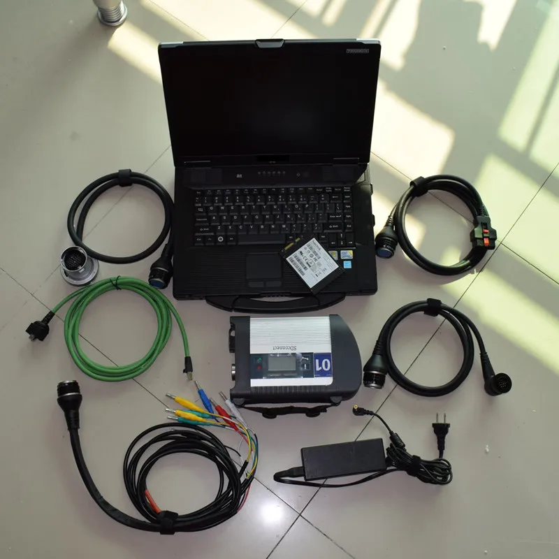  Mb star c4 sd mit 201912 neueste software super SSD mit laptop cf52 diagnose werkzeug für mb autos 