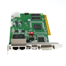 Frete grátis linsn TS802D Cartão Enviando linsn Ts802 Cartão Synchronous LED Placa de Vídeo Full Color LEVOU Exibição de Vídeo