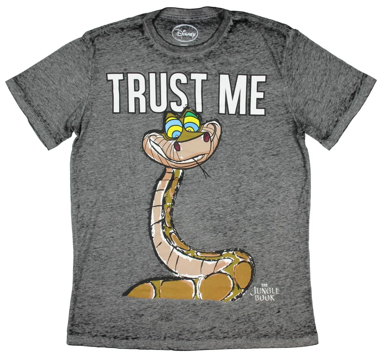 Мужская забавная футболка крутая джунгли книга Kaa Trust Me графическая Короткая