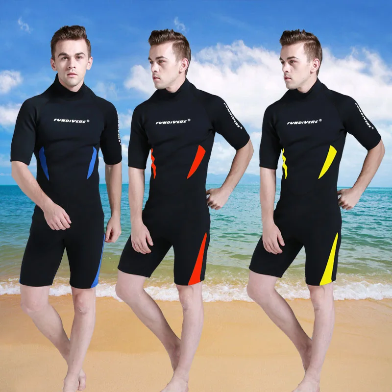 Buy 2017 New 3MM Neoprene Warm Jumpsuit Wetsuits Men