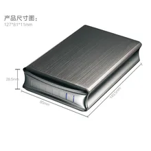 External USB3.0 HDD Cover Case 2.5″inch SATA HDD Enclosure Hard Drive Disk Storage Two SATA To USB3.0/JM561U (UASP 6G) Aluminium