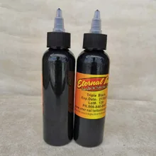 4 унций черные чернила татуировки набор пигментов искусство тела 120 мл Перманентный микроблейдинг пигментная краска для тату Набор